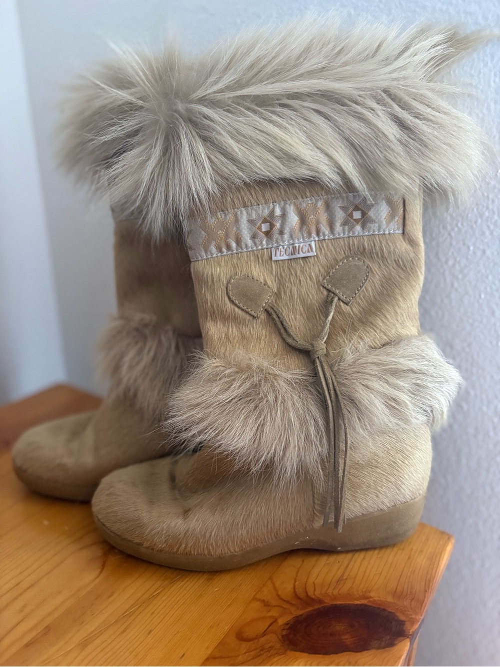 Tecnica Suede Winter/Apres Ski Real Fur Boots